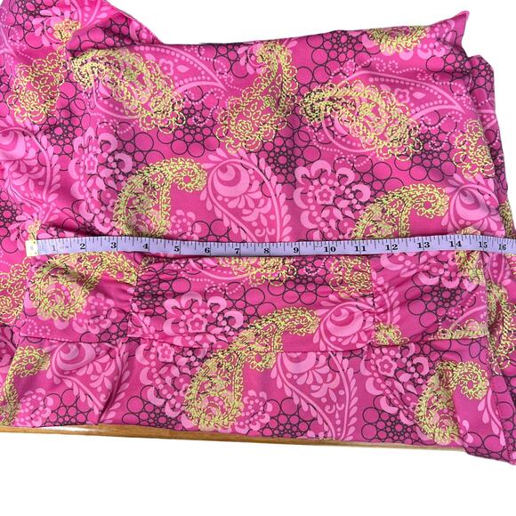 Tranquility High Waist Womens Floral Skirt Medium Barbiecore Fairy Prairie Chic - Picture 6 of 8